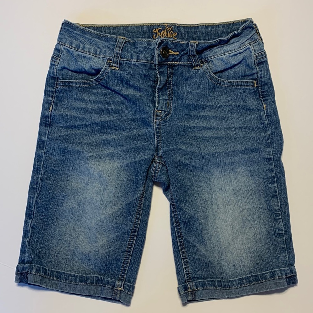 Justice Girls Denim Shorts - Picture 2 of 9